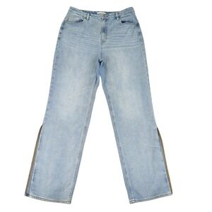 Pacsun 90s Boyfriend Jeans Womens Size 32 Light Wash High Rise Straight‎ Leg